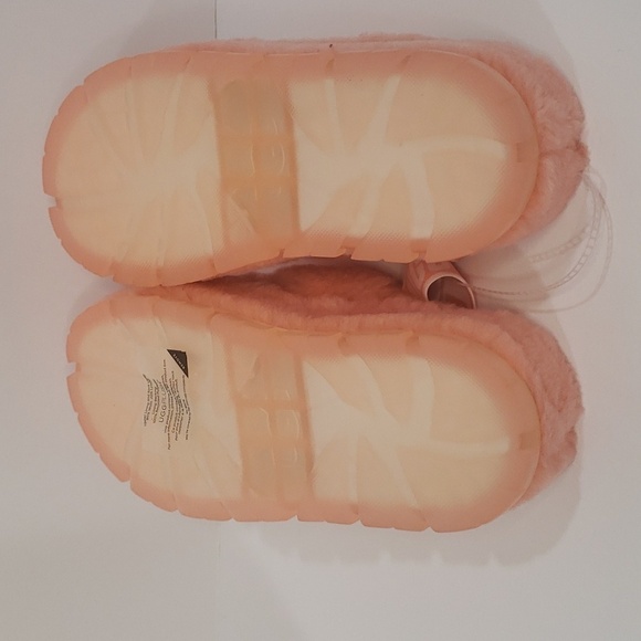 1174- UGG Fluff Yeah Slide Platform Sandals Women’s Size 8 Orange – Never Worn - Picture 5 of 12